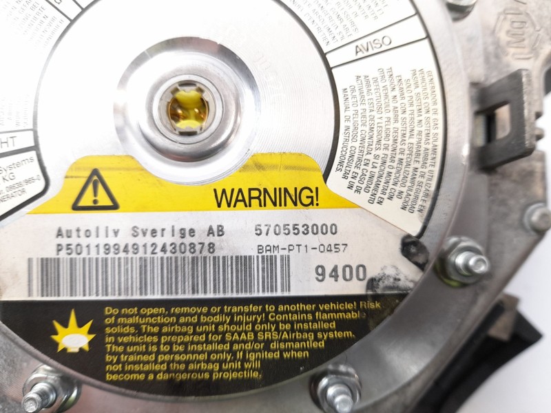 Recambio de airbag delantero izquierdo para saab 9-3 (ys3d) 2.2 tid referencia OEM IAM 570553000  