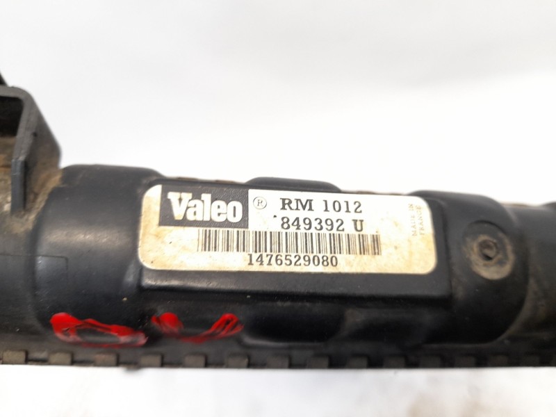 Recambio de radiador agua para citroën jumpy 1.9 d referencia OEM IAM 849392U  