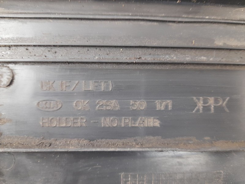 Recambio de porta matricula para kia shuma ii sedán (fb) 1.6 referencia OEM IAM 0K2SA50171  