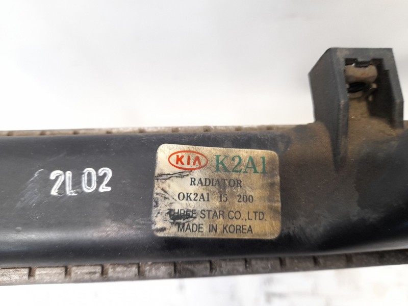 Recambio de radiador agua para kia shuma ii sedán (fb) 1.6 referencia OEM IAM 0K2A115200  