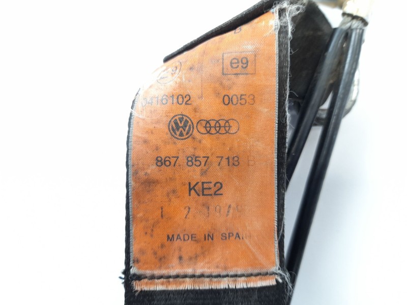 Recambio de cinturon seguridad trasero central para seat inca (6k9) 1.9 d referencia OEM IAM 867857713B  
