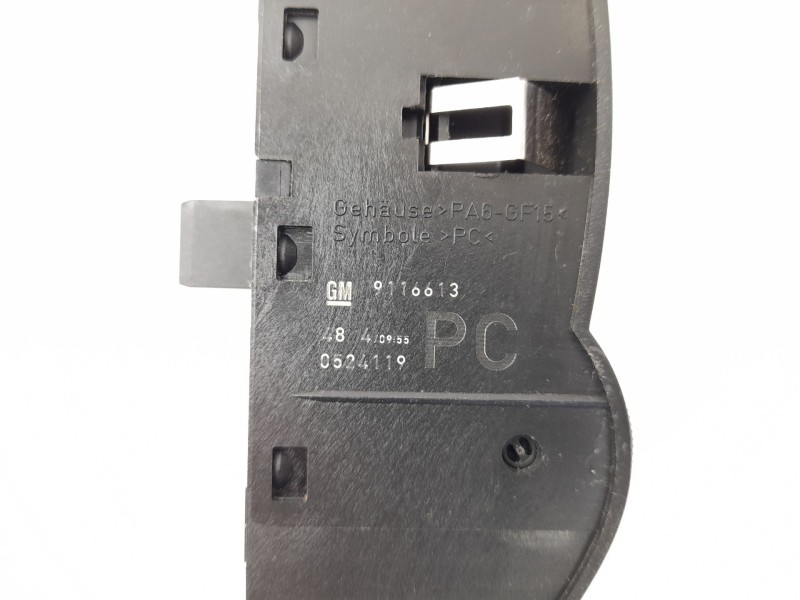 Recambio de mando luces para opel corsa c cosmo referencia OEM IAM 9116613  