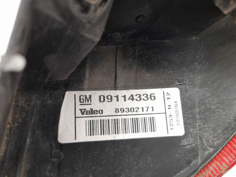 Recambio de piloto trasero izquierdo para opel corsa c cosmo referencia OEM IAM 09114336  