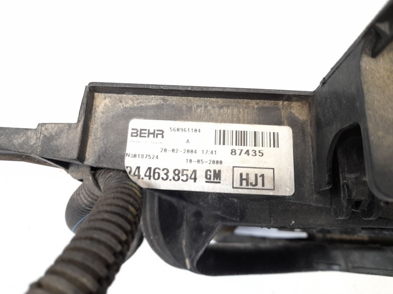 Recambio de electroventilador para opel corsa c cosmo referencia OEM IAM 24463854  