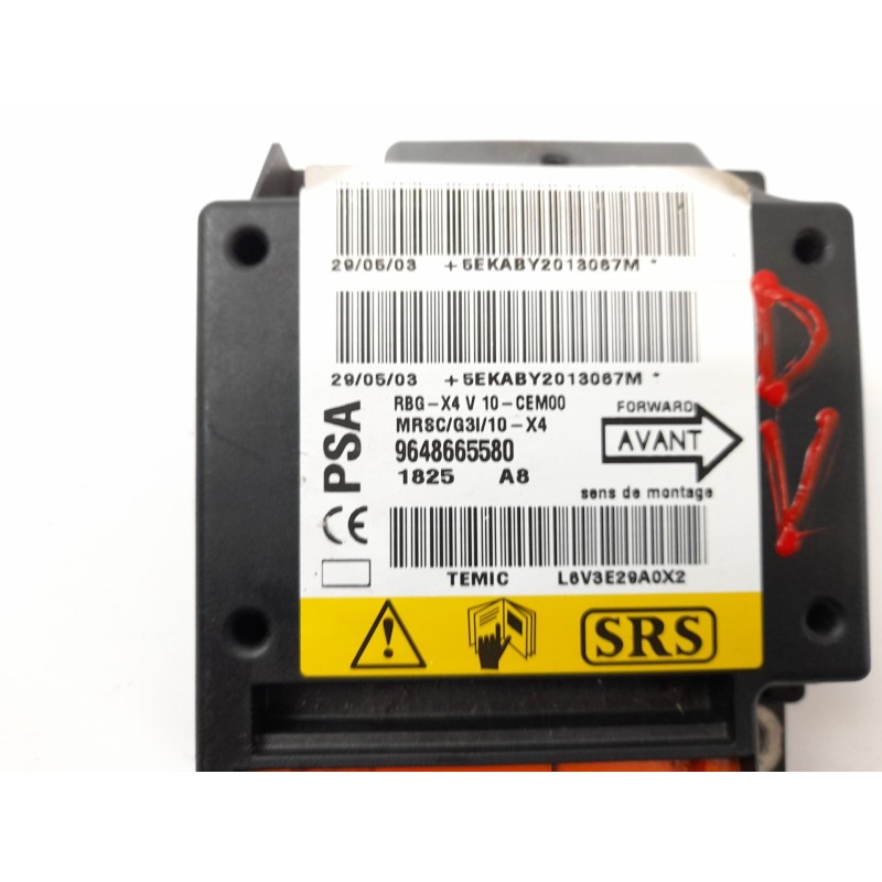 Recambio de centralita airbag para citroën c5 i (dc_) 2.2 hdi (dc4hxb, dc4hxe) referencia OEM IAM 9648665580  