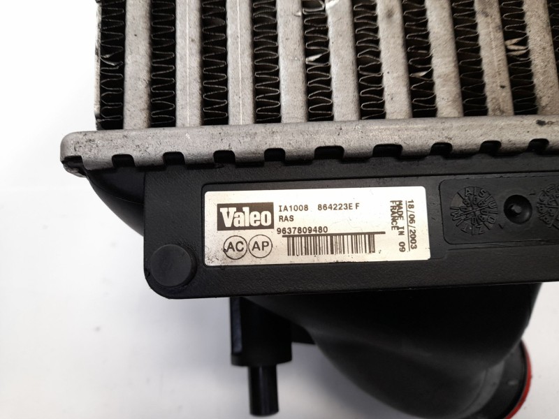 Recambio de intercooler para citroën c5 i (dc_) 2.2 hdi (dc4hxb, dc4hxe) referencia OEM IAM 9637809480  