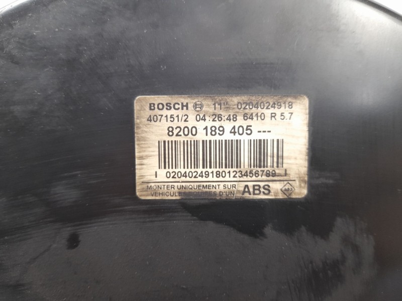 Recambio de servofreno para opel movano (2004 =>) 2.5 cdti cat (g9u-754 / lzm) referencia OEM IAM 8200189405  