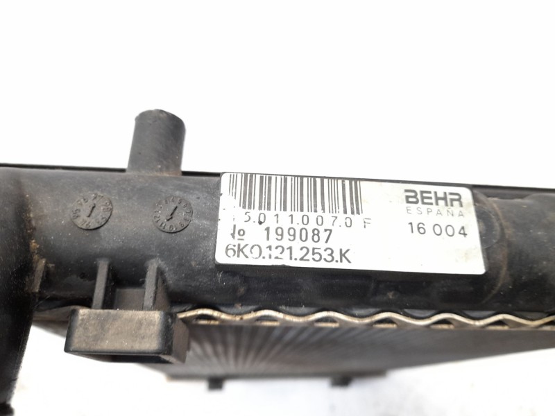 Recambio de radiador agua para seat ibiza (6k1) 1.4 referencia OEM IAM 6K0121253K  