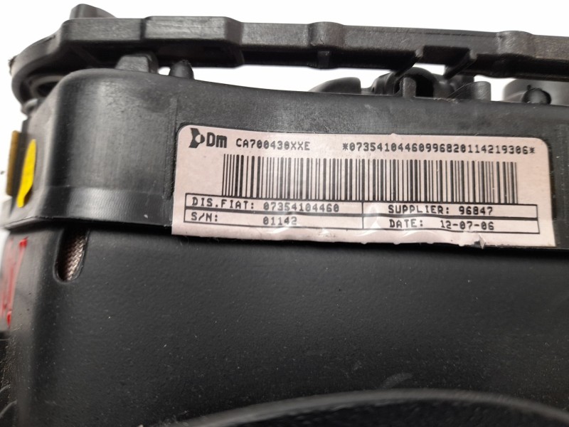 Recambio de airbag delantero izquierdo para fiat grande punto (199) 1.9 d multijet referencia OEM IAM 07354104460  