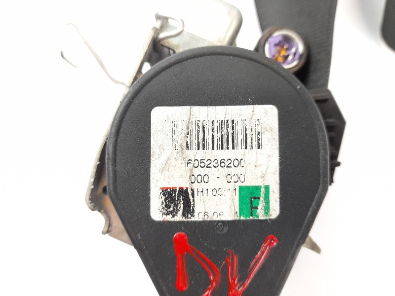 Recambio de cinturon seguridad delantero derecho para fiat grande punto (199) 1.9 d multijet referencia OEM IAM 605236200  