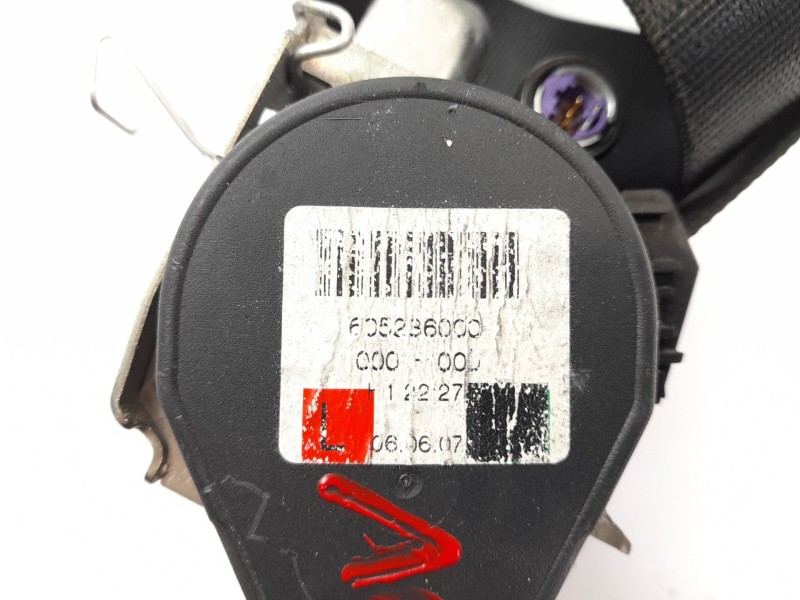 Recambio de cinturon seguridad delantero izquierdo para fiat grande punto (199) 1.9 d multijet referencia OEM IAM 605236000  