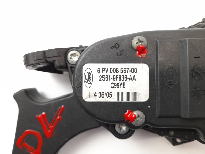 Recambio de pedal acelerador para ford fusion (ju_) 1.6 tdci referencia OEM IAM 2S619F836AA  