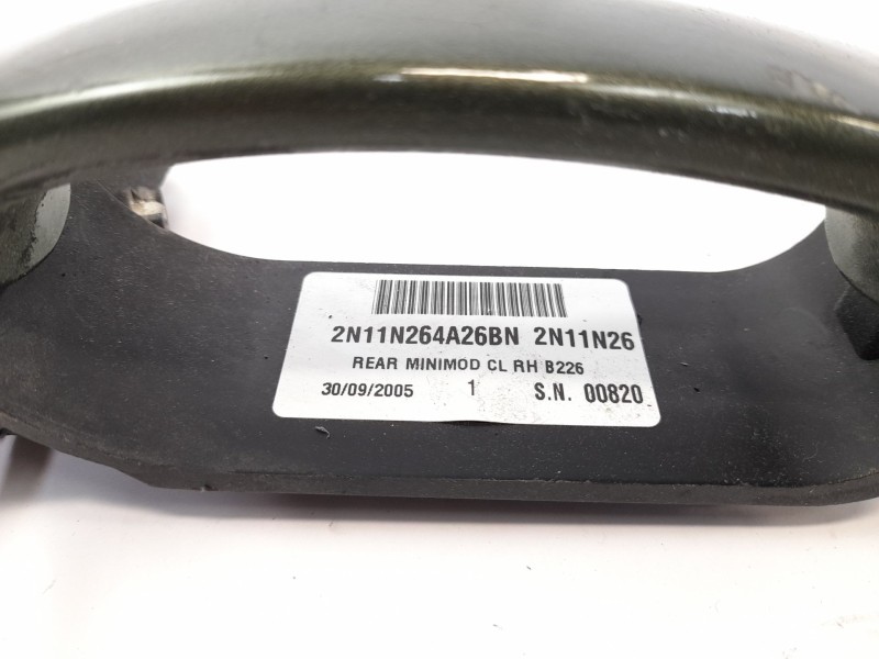Recambio de maneta exterior trasera derecha para ford fusion (ju_) 1.6 tdci referencia OEM IAM 2N11N264A26BN  