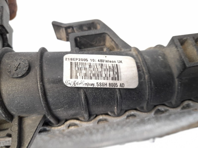 Recambio de radiador agua para ford fusion (ju_) 1.6 tdci referencia OEM IAM 5S6H8005AD  