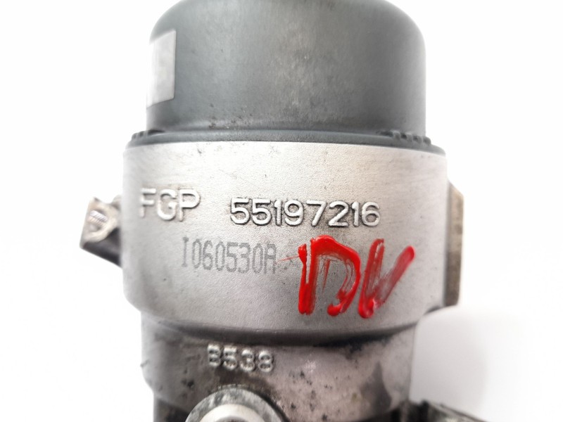 Recambio de soporte filtro aceite para fiat punto (188_) 1.3 jtd 16v referencia OEM IAM 55197216  
