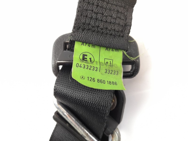 Recambio de cinturon seguridad trasero derecha para mercedes-benz 190 (w201) e 2.0 referencia OEM IAM 1268601886  