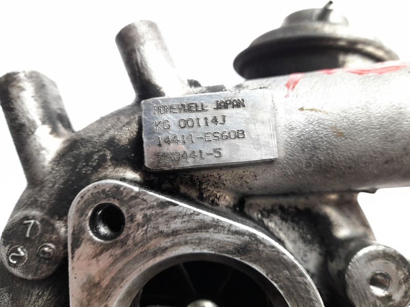 Recambio de turbocompresor para nissan x-trail i (t30) 2.2 dci 4x4 referencia OEM IAM 14411ES60B  