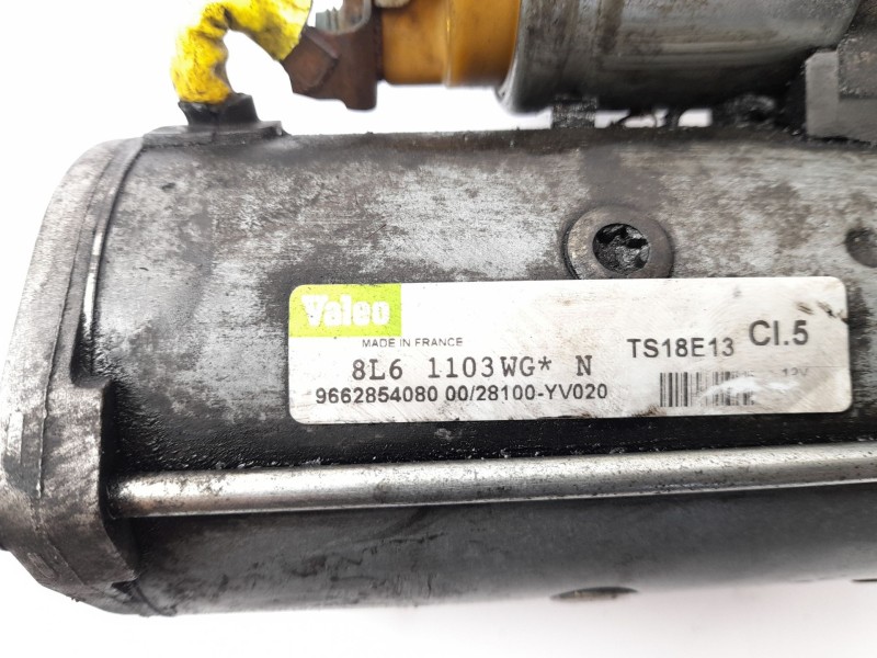 Recambio de motor arranque para citroën c4 picasso 1.6 16v hdi fap referencia OEM IAM 9662854080  