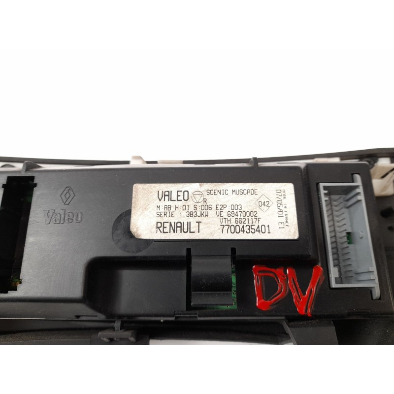 Recambio de mando climatizador para renault scenic i (ja..) 1.9 dci (ja05, ja1f) referencia OEM IAM 7700435401  