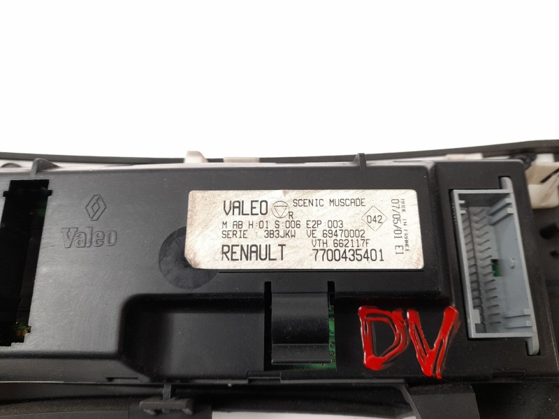 Recambio de mando climatizador para renault scenic i (ja..) 1.9 dci (ja05, ja1f) referencia OEM IAM 7700435401  