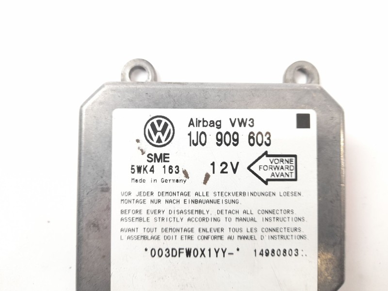 Recambio de centralita airbag para volkswagen golf iv berlina (1j1) 1.9 tdi referencia OEM IAM 1J0909603  