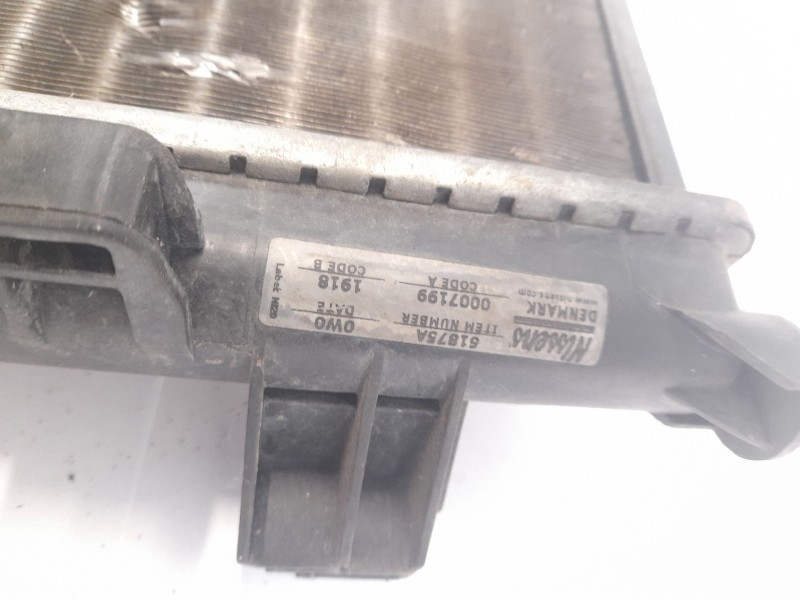 Recambio de radiador agua para citroën jumpy 1.9 d referencia OEM IAM 61B75A  
