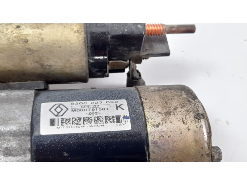 Recambio de motor arranque para nissan kubistar (x76) 1.5 dci referencia OEM IAM 8200227092  