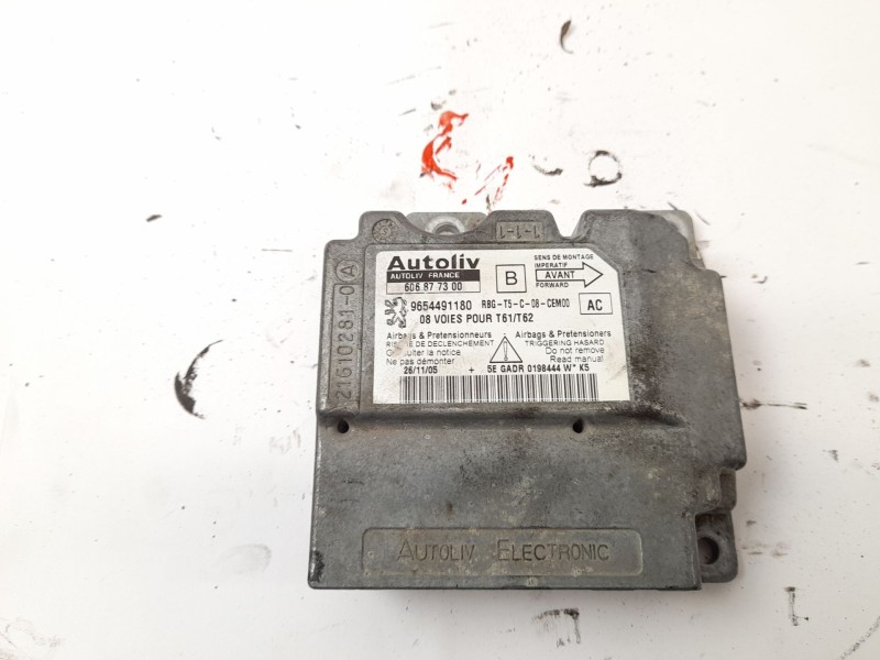 Recambio de centralita airbag para peugeot 307 (3a/c) 1.6 hdi referencia OEM IAM 606877300  