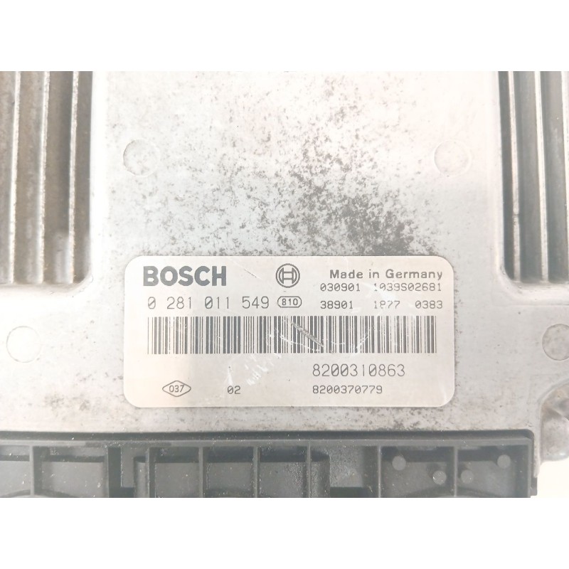 Recambio de centralita motor uce para renault megane ii sedán (lm0/1_) 1.9 dci (lm0g, lm1g, lm2c) referencia OEM IAM 8200310863 