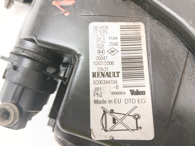 Recambio de faro derecho para renault espace iv (jk0) 1.9 dci (jk0u) referencia OEM IAM 8200394704  