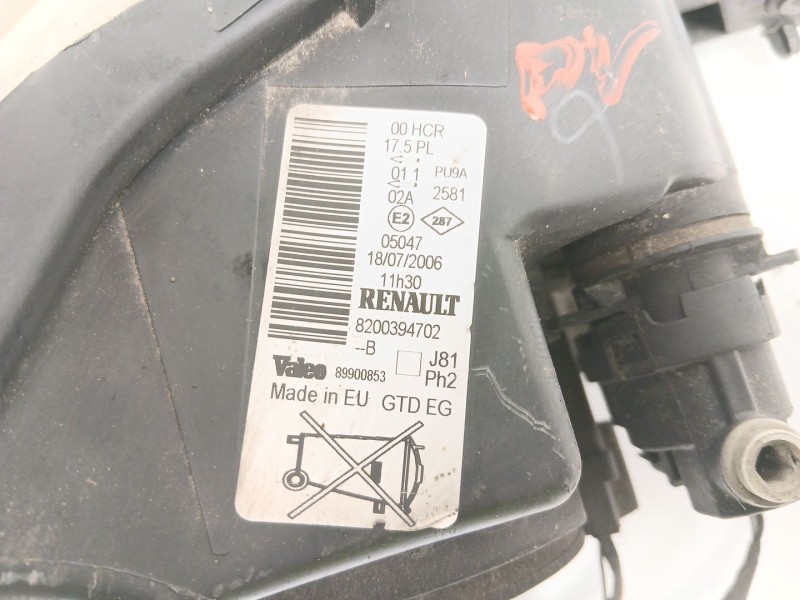 Recambio de faro izquierdo para renault espace iv (jk0) 1.9 dci (jk0u) referencia OEM IAM 8200394702  
