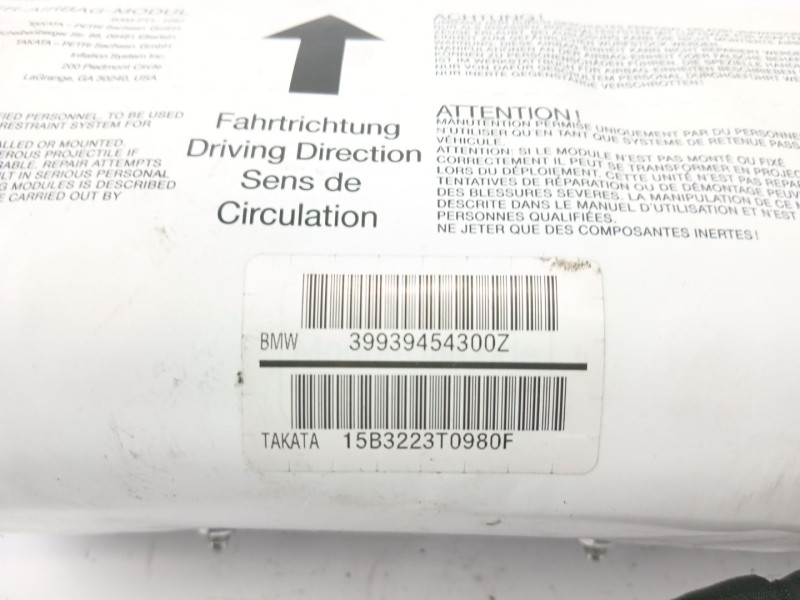 Recambio de airbag delantero derecho para bmw 3 compact (e46) 320 td referencia OEM IAM 39939454300Z  
