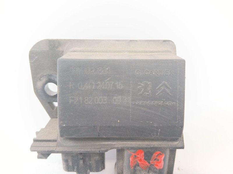 Recambio de resistencia electroventilador para peugeot 307 (3a/c) 1.6 hdi 110 referencia OEM IAM 9673999880  