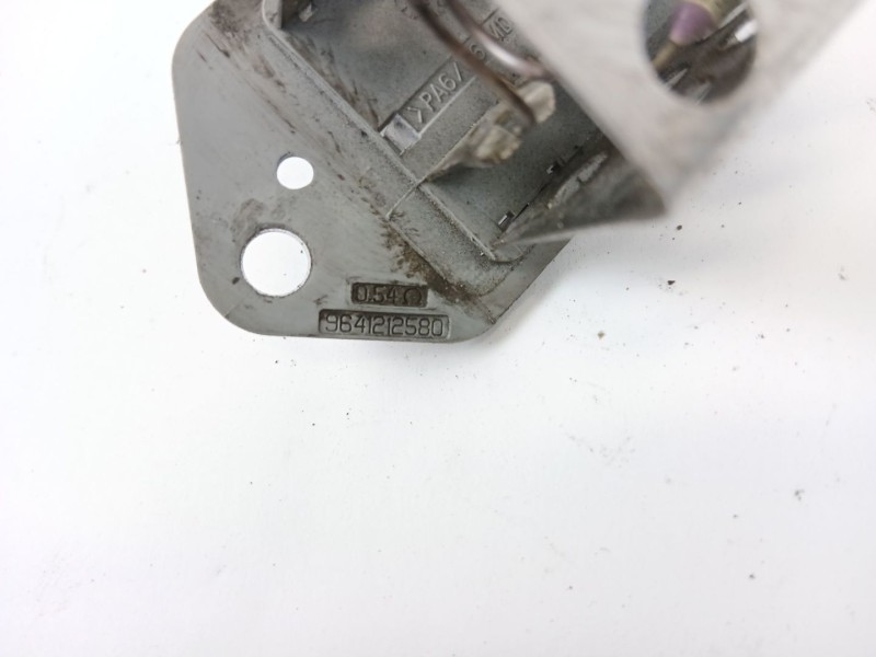 Recambio de resistencia electroventilador para peugeot partner monospace (5_, g_) 1.9 d referencia OEM IAM 9641212580  