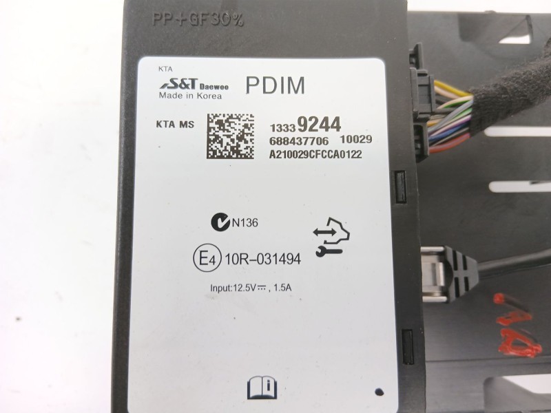 Recambio de modulo electronico para opel insignia berlina edition referencia OEM IAM 688437706  
