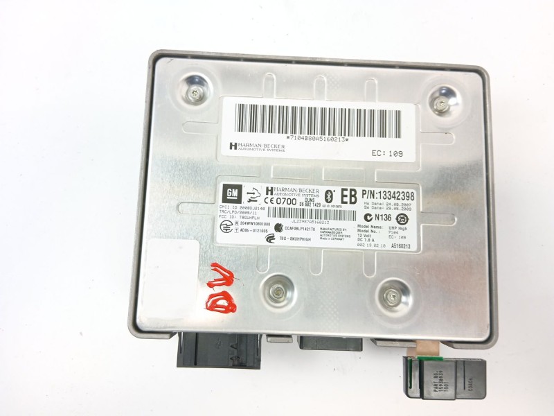 Recambio de modulo electronico para opel insignia berlina edition referencia OEM IAM 13342398  