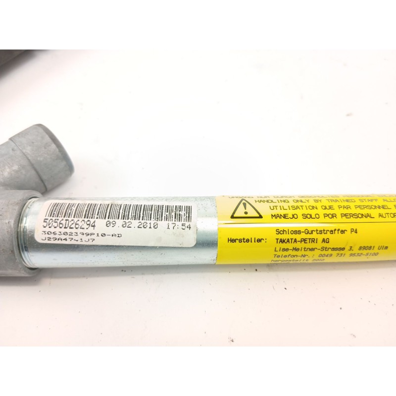 Recambio de enganche cinturon seguridad delantero derecho para opel insignia berlina edition referencia OEM IAM 306302399P10  