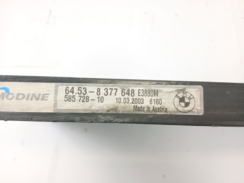 Recambio de radiador aire acondicionado para bmw 3 compact (e46) 320 td referencia OEM IAM 64538377648  