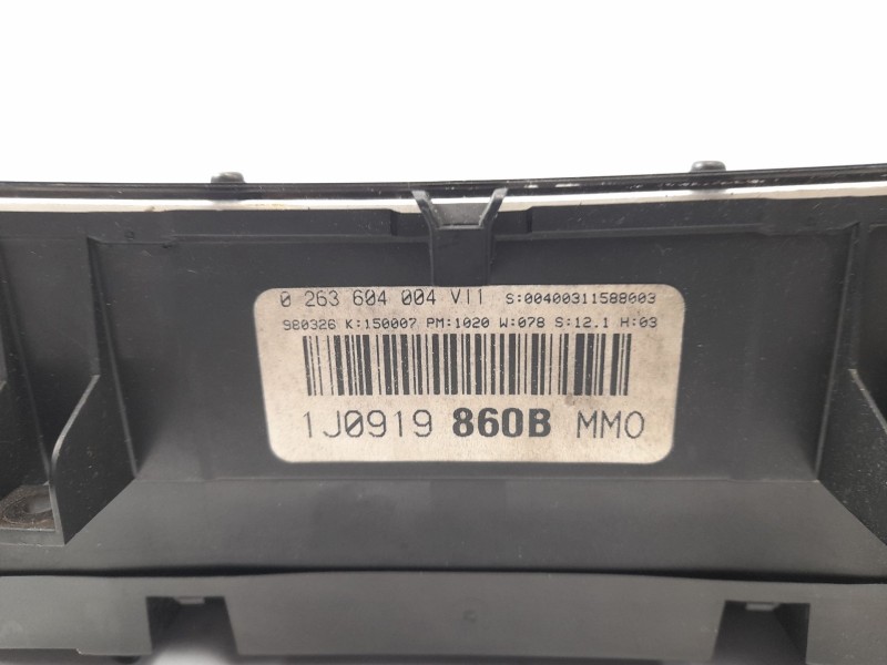 Recambio de cuadro instrumentos para volkswagen golf iv berlina (1j1) 1.9 tdi referencia OEM IAM 1J0919860B  