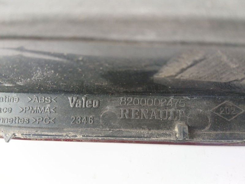 Recambio de piloto trasero izquierdo para renault laguna ii (bg0) authentique referencia OEM IAM 8200002475  