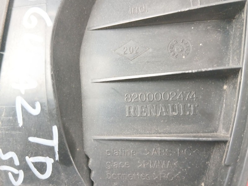 Recambio de piloto trasero derecho para renault laguna ii (bg0) authentique referencia OEM IAM 8200002474  