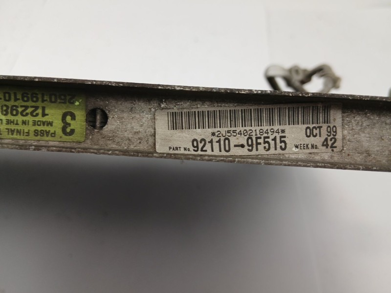 Recambio de radiador aire acondicionado para nissan primera berlina (p11) 1.8 16v cat referencia OEM IAM 921109F515  