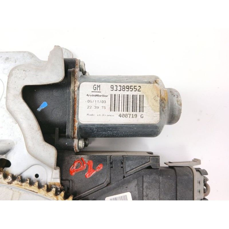 Recambio de elevalunas delantero derecho para opel meriva 1.7 16v cdti referencia OEM IAM 93389552  