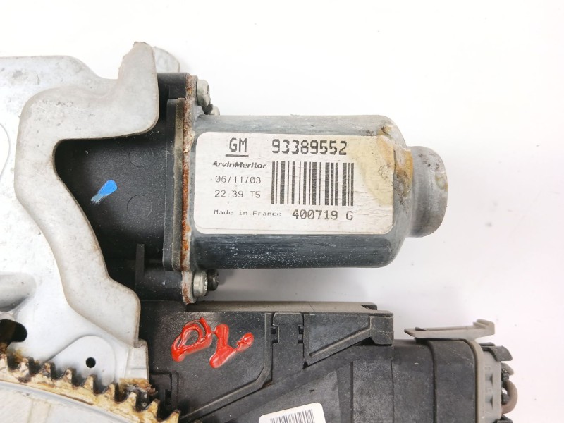 Recambio de elevalunas delantero derecho para opel meriva 1.7 16v cdti referencia OEM IAM 93389552  
