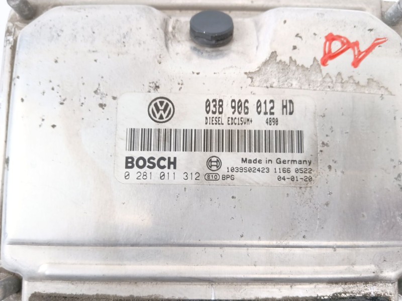 Recambio de centralita motor uce para seat leon (1m1) 1.9 tdi referencia OEM IAM 0281011312  