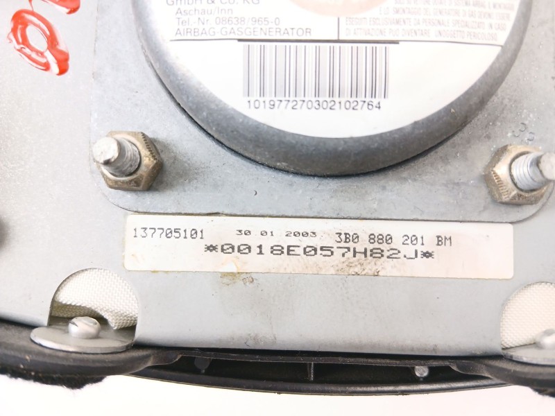 Recambio de airbag delantero izquierdo para volkswagen golf iv berlina (1j1) 1.6 16v referencia OEM IAM 137705101  