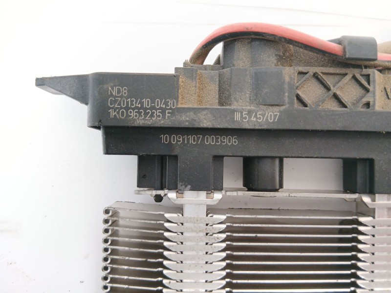 Recambio de resistencia calefaccion para volkswagen golf v (1k1) 1.9 tdi referencia OEM IAM 1K0963235  
