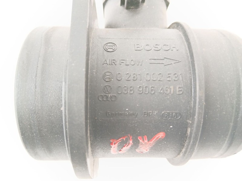 Recambio de caudalimetro para volkswagen golf v (1k1) 1.9 tdi referencia OEM IAM 038906461  