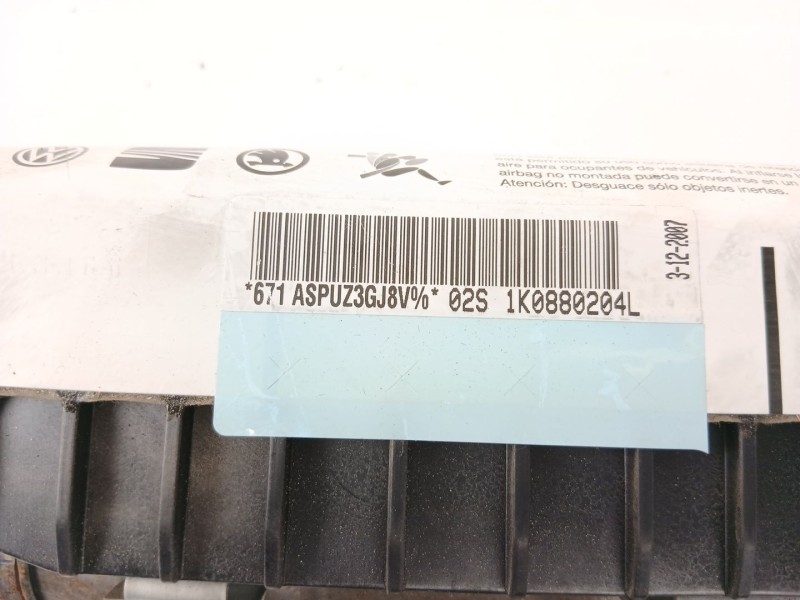 Recambio de airbag delantero derecho para volkswagen golf v (1k1) 1.9 tdi referencia OEM IAM 1K0880204  