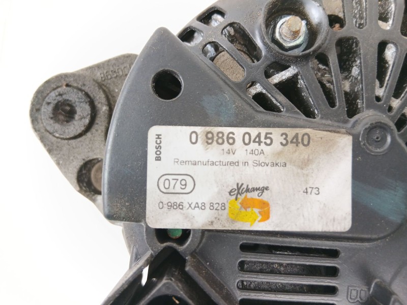 Recambio de alternador para volkswagen golf v (1k1) 1.9 tdi referencia OEM IAM 0986045340  
